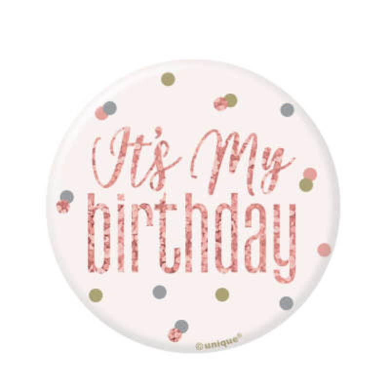 Birthday Glitz Badge