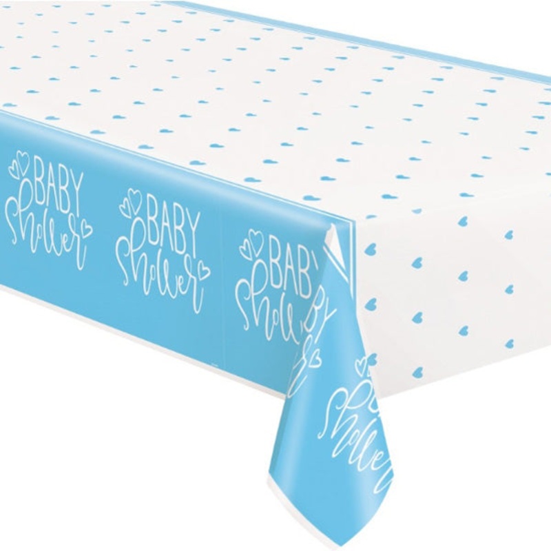 Blue Hearts Table Cover