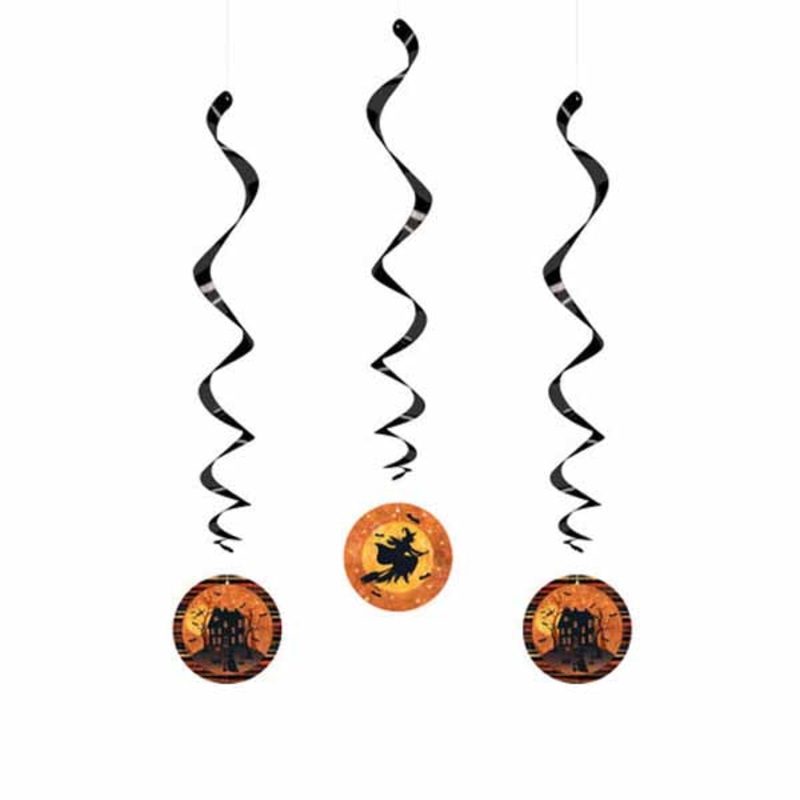 Full Moon Hanging Swirls