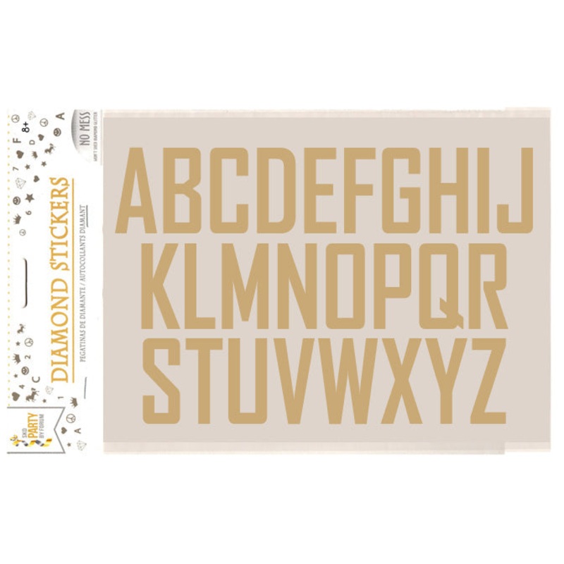 Gold Letter Stickers