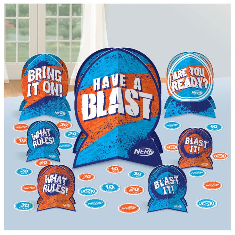 Nerf Party Table Decorating Kit