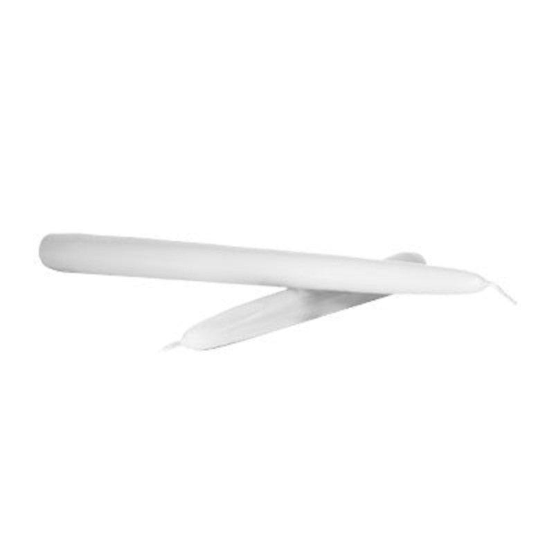 10" Taper Candle - White