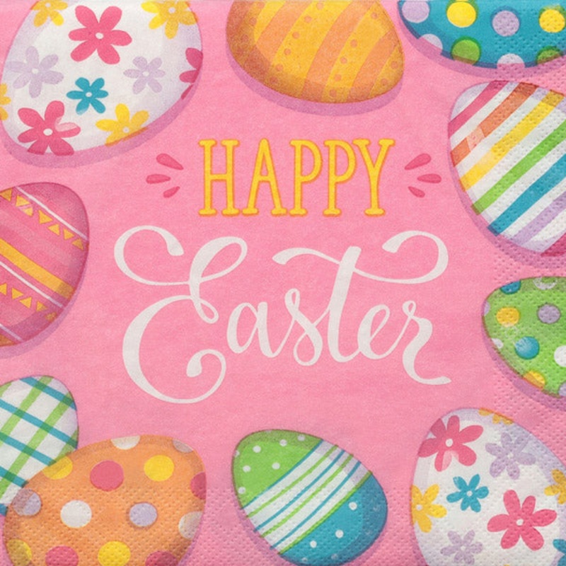 Happy Eggster Luncheon Napkins