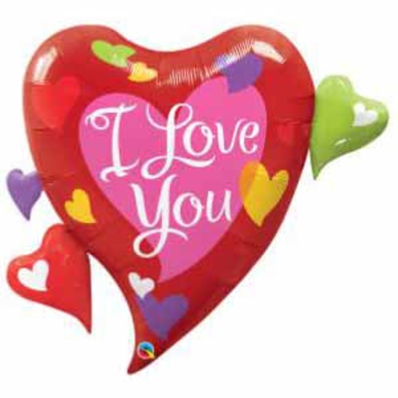 I Love You 30" Foil Balloon