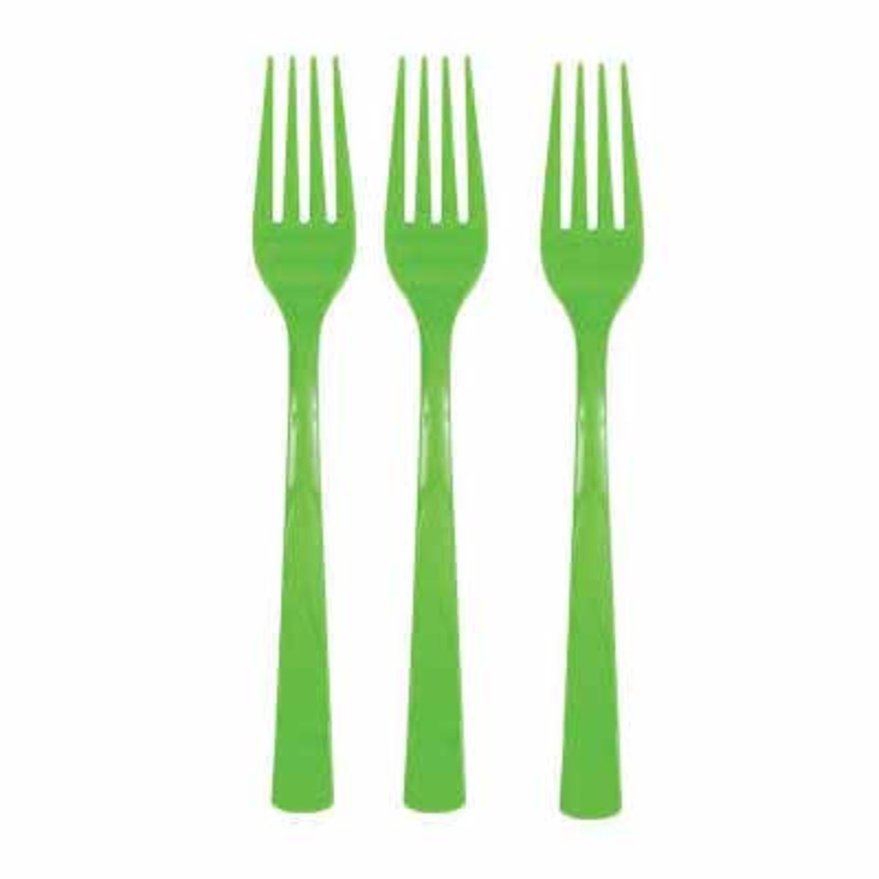 Kiwi Green Forks - 12ct