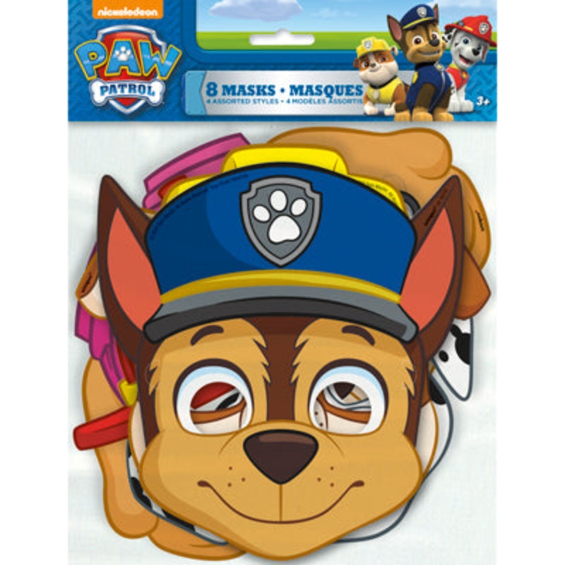 Paw Patrol Party Masks