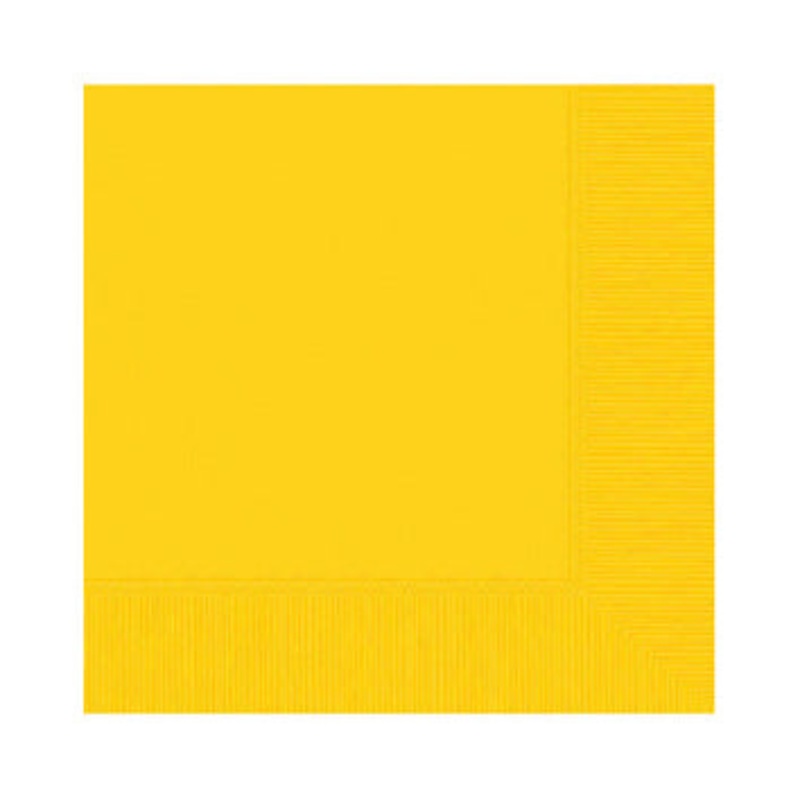 Yellow Luncheon Napkins