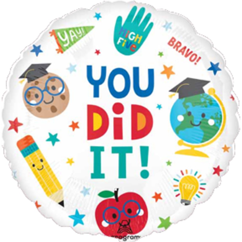 You Did It 18" Foil Balloon
