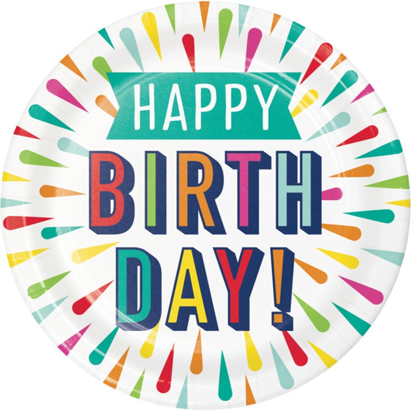 Birthday Burst Dinner Plates