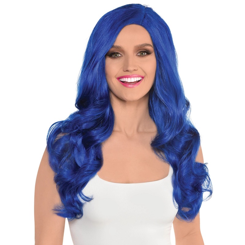 Blue Glamour Wig