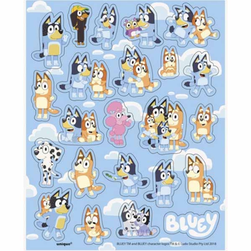 Bluey Stickers - 4ct