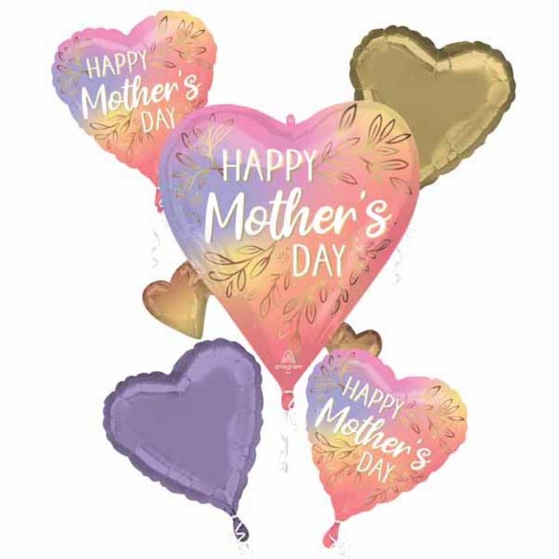 Botanical Mothers Day Foil Balloon Set