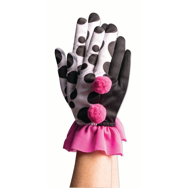 Harlequin Ruffle Gloves