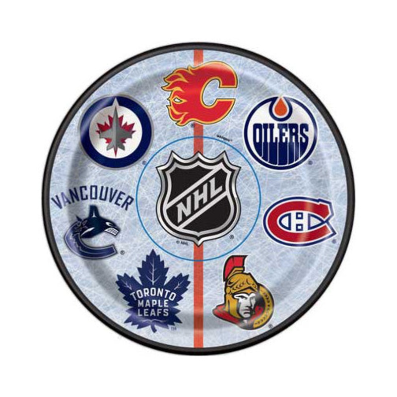 Hockey Dessert Plates