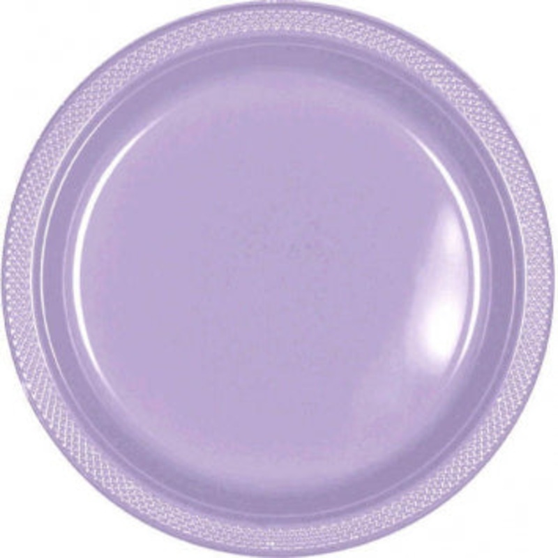 Lavender Plastic Dinner Plates