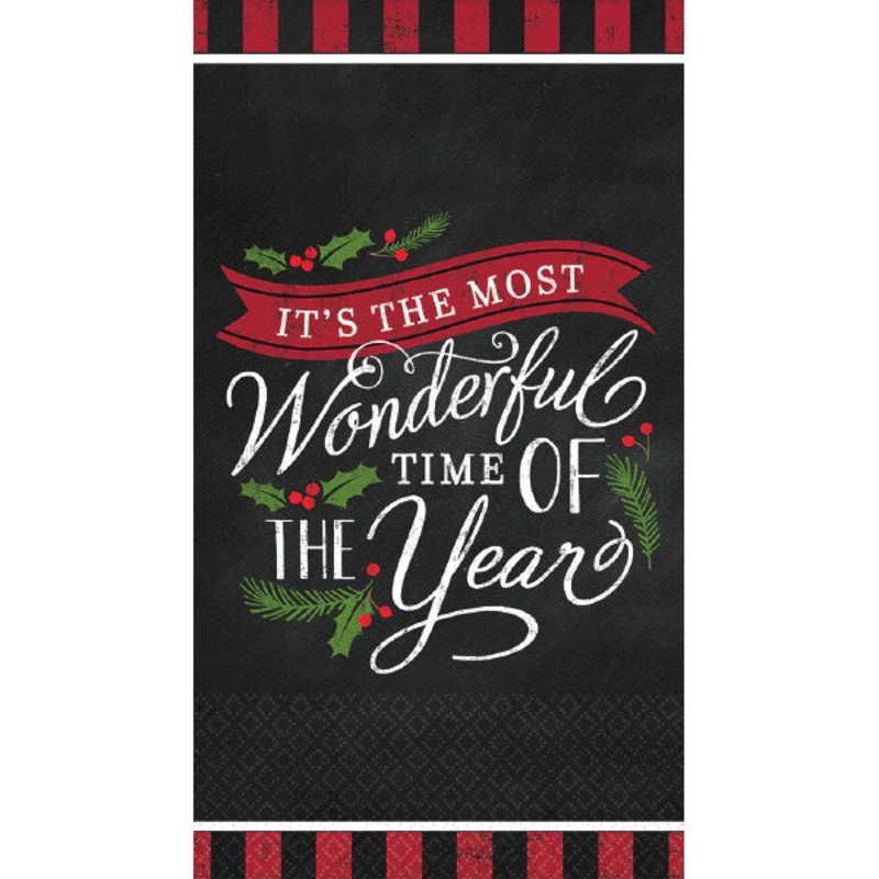 Most Wonderful Time Guest Towel