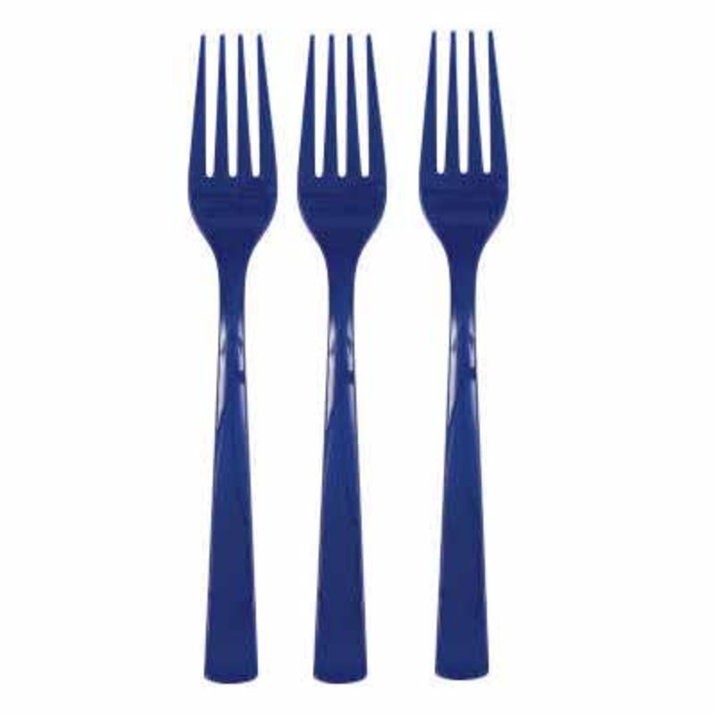Navy Blue Forks - 12ct