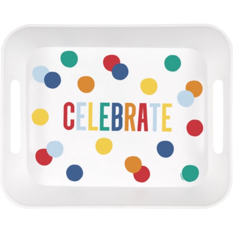 Birthday Dots Serving Tray