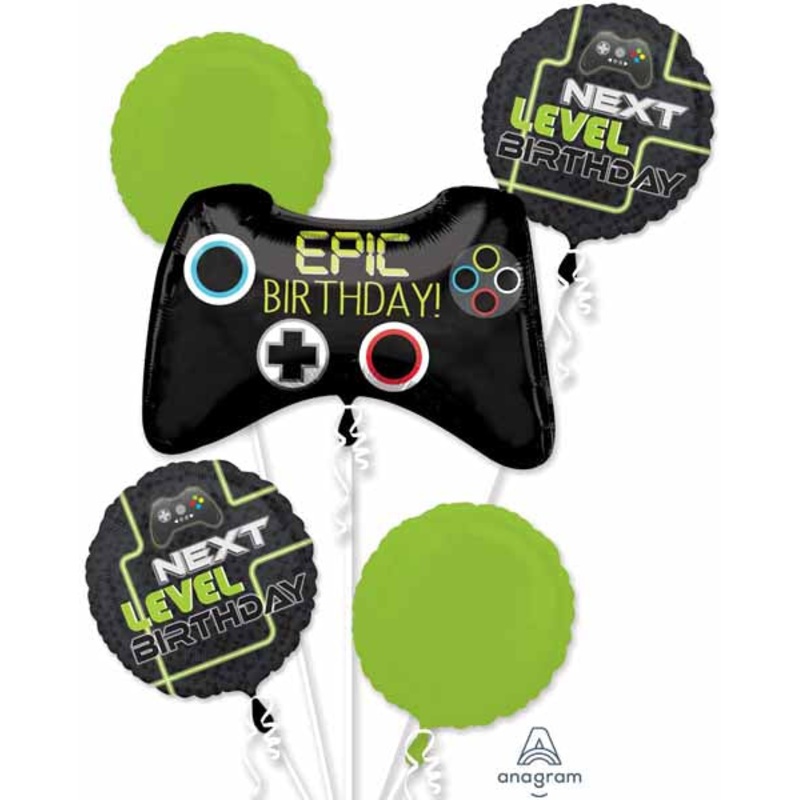 Level Up Foil Balloon Set