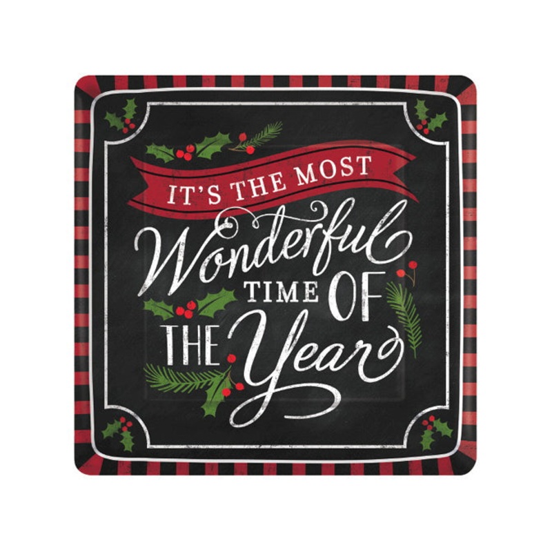 Most Wonderful Time Dessert Plates