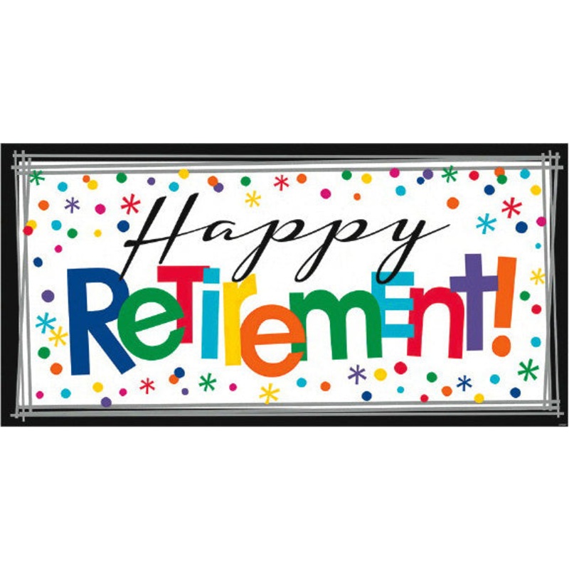 Officially Retired Giant Banner