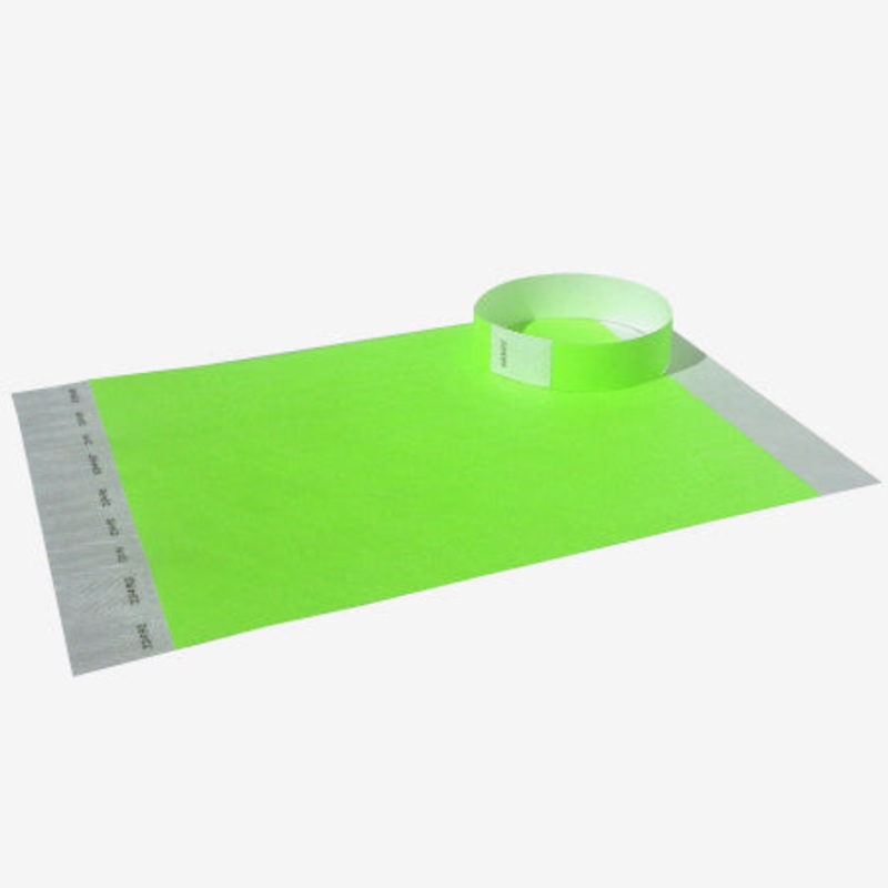 Security Wristband - Lime Green