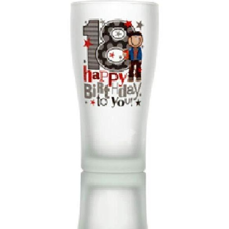 18th Beer Glass