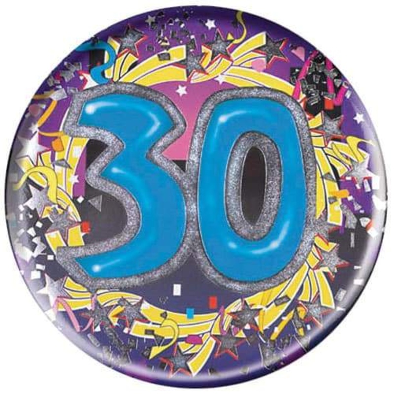 30 Party Explosion Big Badge