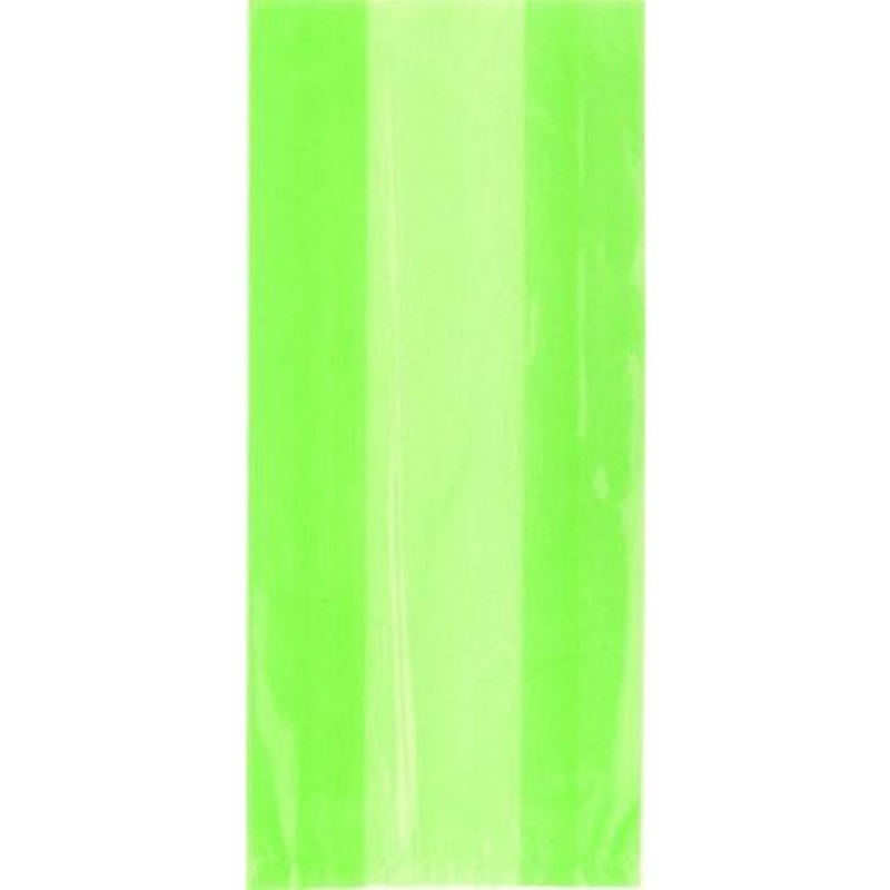 Lime Green Cello Bags x30