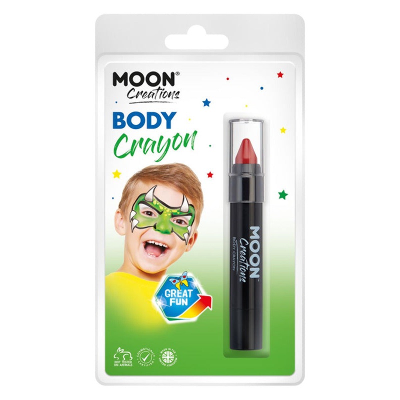 Moon Creations Body Crayons, Red