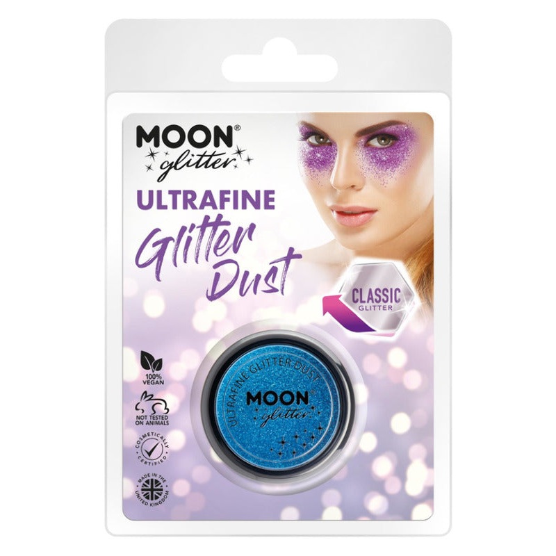 Moon Glitter Classic Ultrafine Glitter Dust, Blue
