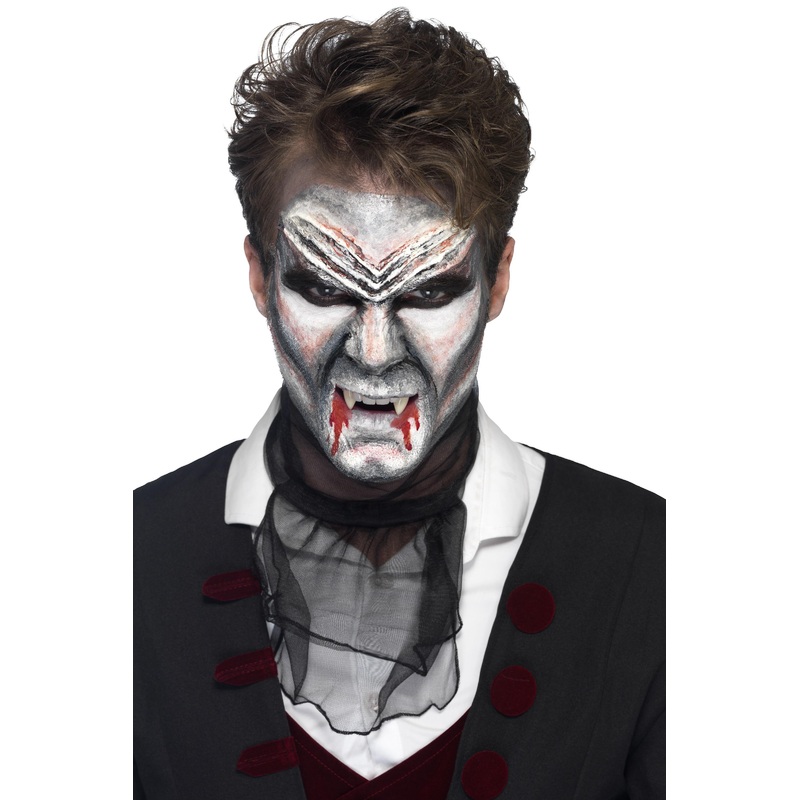 Smiffys Make-Up FX, Vampire Liquid Latex Kit, Asso
