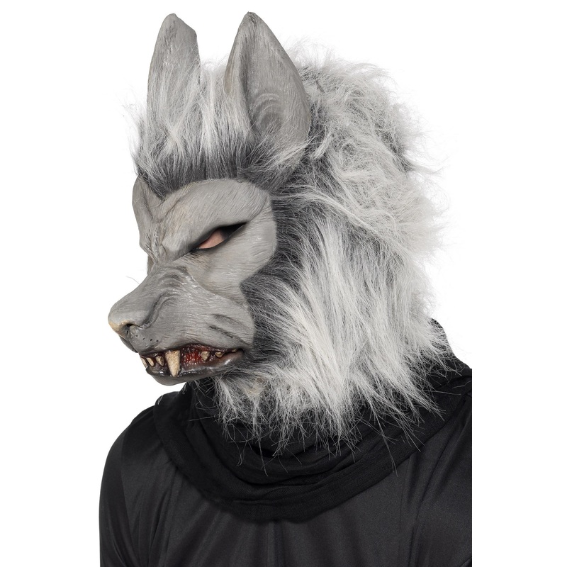 Werewolf Latex Mask, Grey