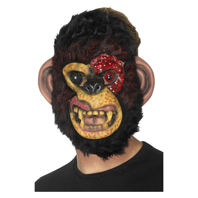 Zombie Chimp Mask, Black