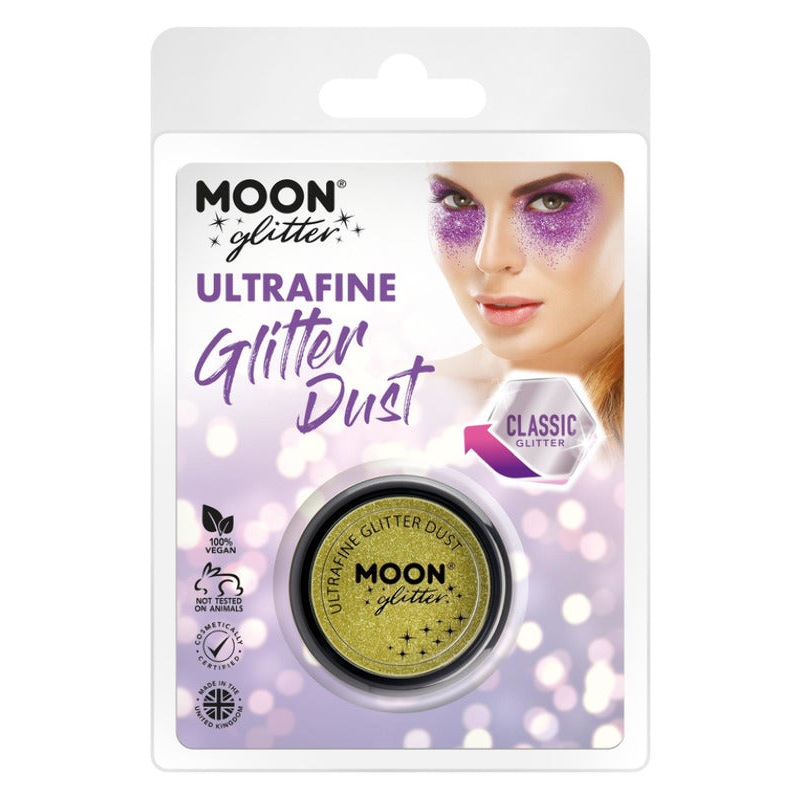 Moon Glitter Classic Ultrafine Glitter Dust, Gold