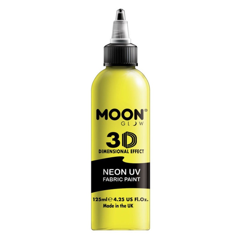 Moon Glow - Neon UV Intense Fabric Paint, Yellow