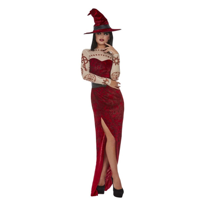 Satanic Witch Costume, Red