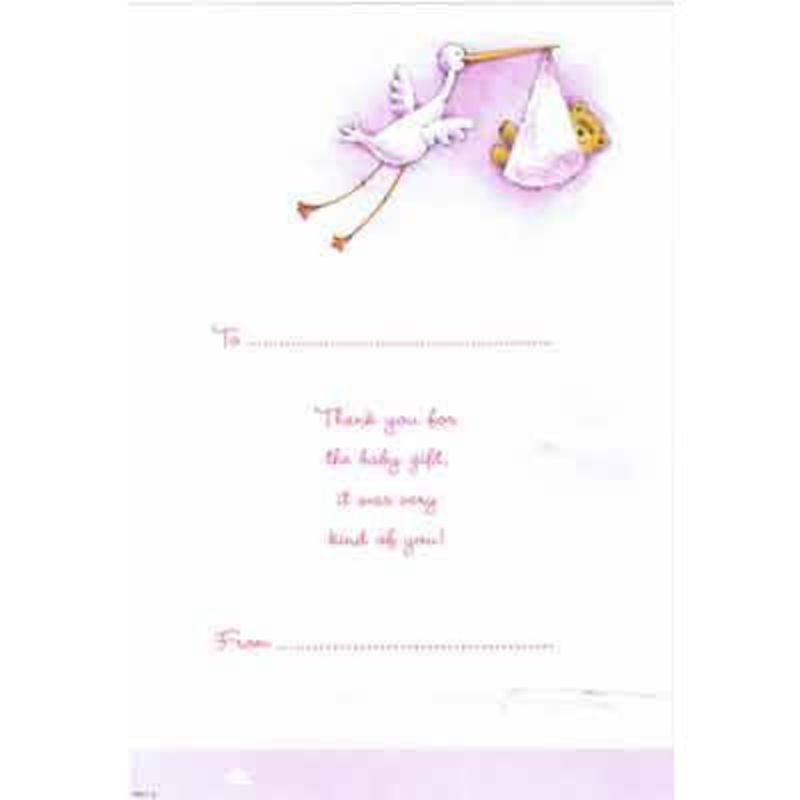 Thank You For Baby Gift Hanging Pad x20