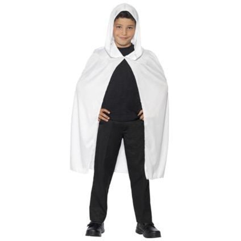 White Hooded Cape