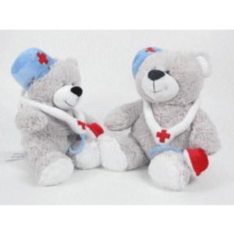 Medical Bear With Syringe 9 inch
