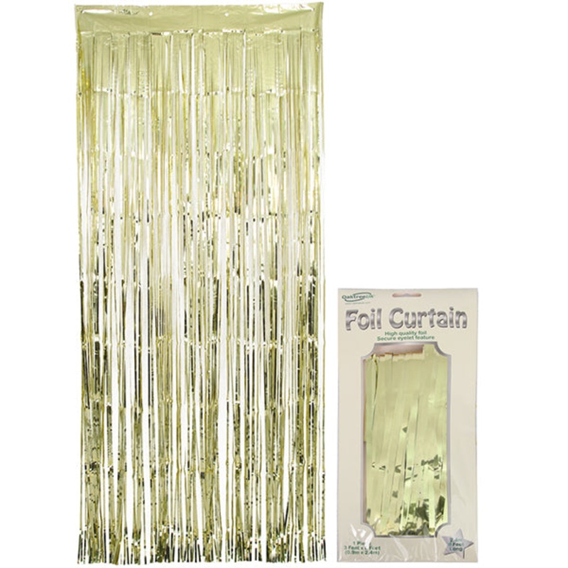 Metallic Gold Door Curtain