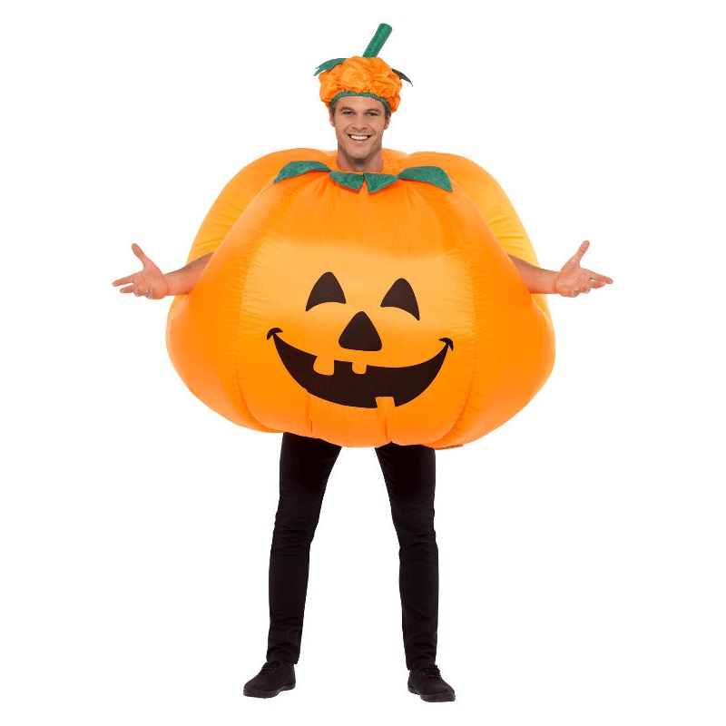 Pumpkin Inflatable Costume, Orange