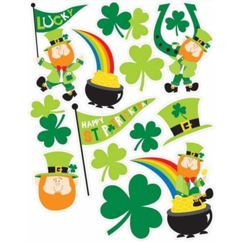 St Patricks Day Window Decoration
