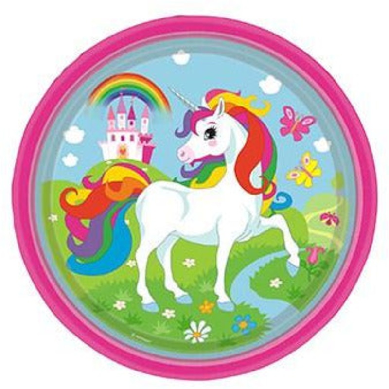 Unicorn Party Plates