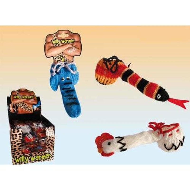Animal Knitted Willy Warmer
