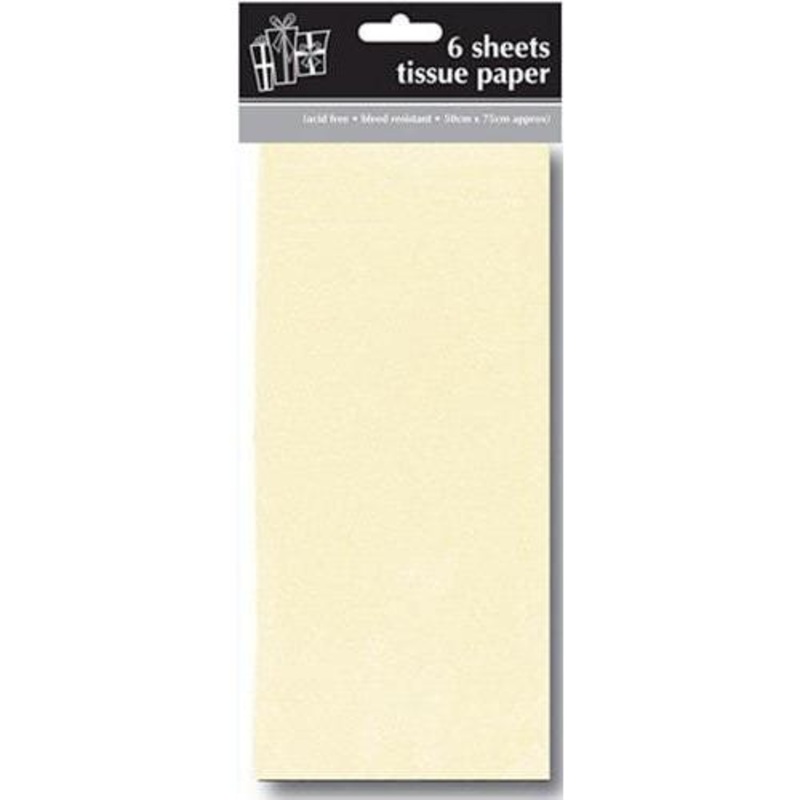 Ivory Cream Tissue Paper