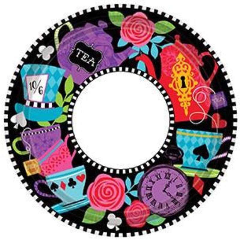 Mad Tea Party Plates 8pk