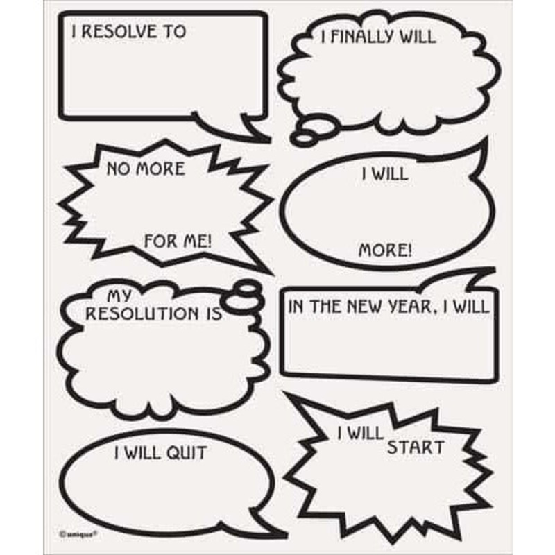 New Year Drink Marker x16