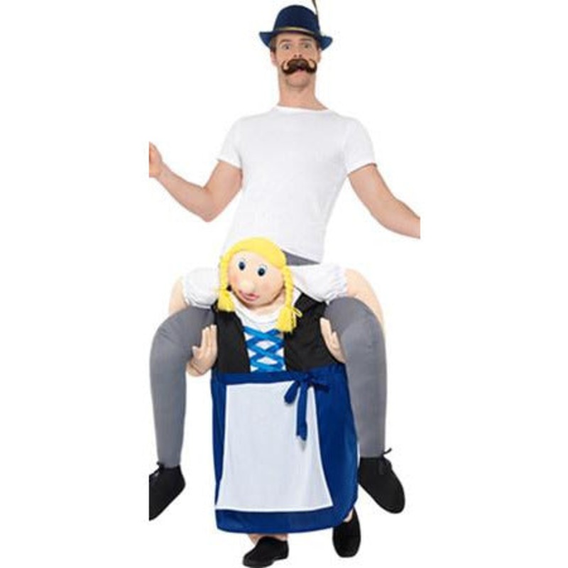 Piggyback Bavarian Beer Maiden Costume