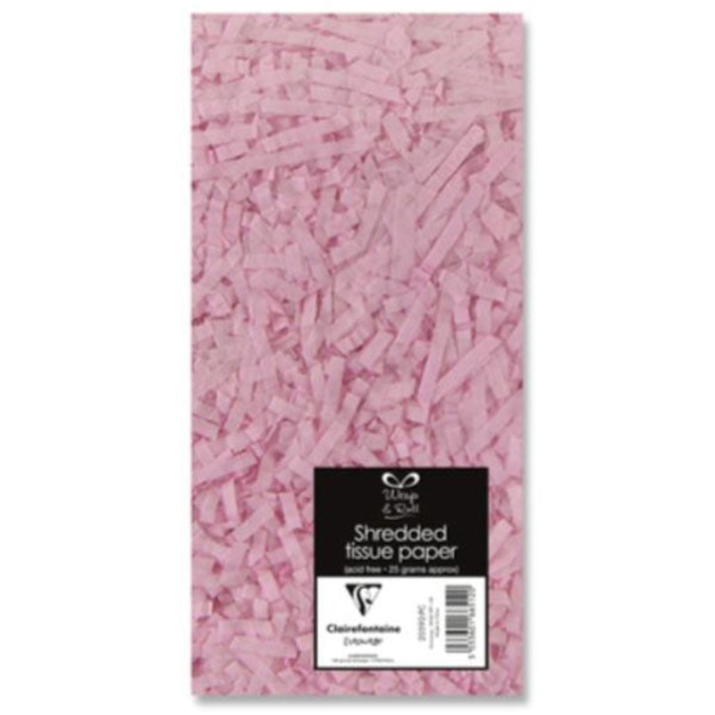 Pink Shredded Tissue Paper